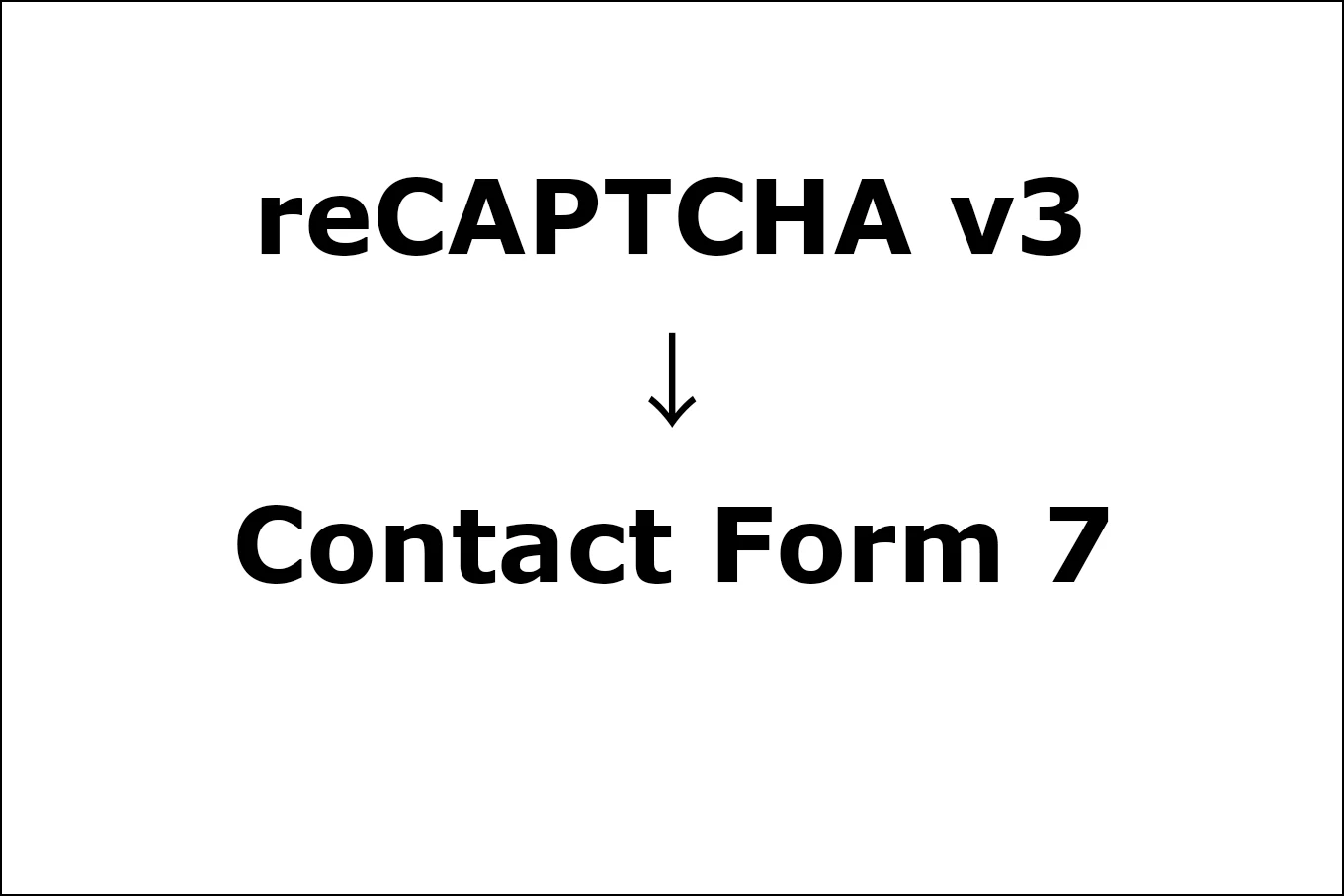 reCAPTCHA v3 Contact Form 7